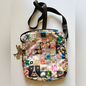 Lesportsac Disney It’s a Small World Crossbody Purse Disneyland Messenger Bag